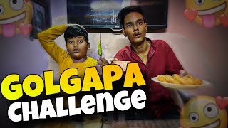 GOLGAPA CHALLENGE 🔥|NOTYOURBOI| |WITH MY COUSIN 😳|FUNNY REACTION😂| #viralvideo #golgappachallenge