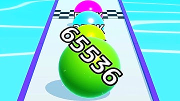 Ball Run Infinity Number Up To (128M, 256M, 512M, 1024M) ! All Levels Gameplay Part 299 android, ios