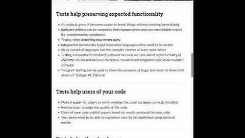 6.1 Software Testing - CodeRefinery March 2022