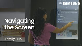 How to use the screen on your Family Hub refrigerator | Samsung US screenshot 2