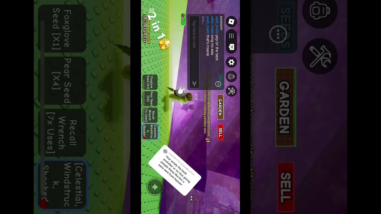 Giving Away 5 Trillion To 2 Subscribers Growagarden Roblox Giveaway Subscribe Susbcriber