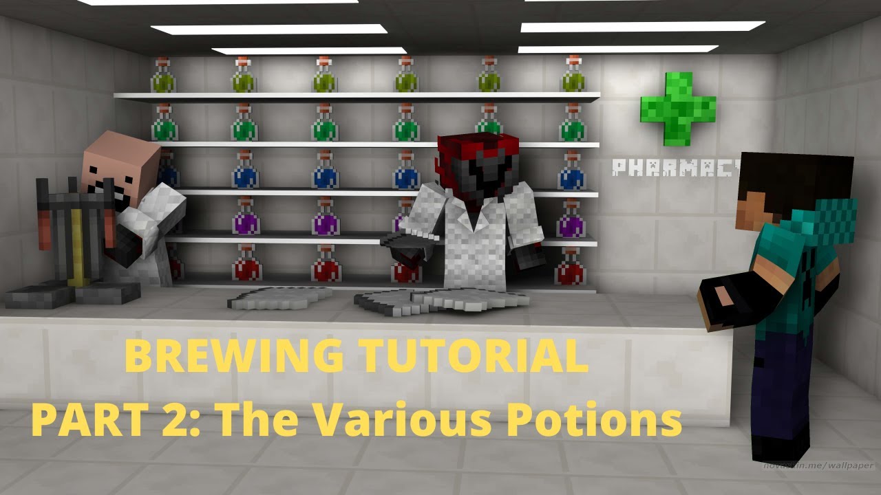 How to Brew in Minecraft Part 2[The Various Potions] YouTube