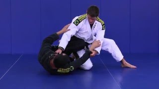 Leg weave guard pass Jiu Jitsu technique Level 2