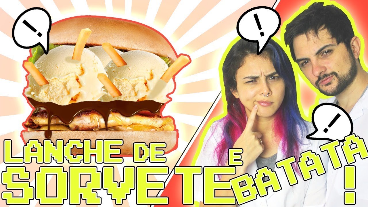 Lanche de sorvete com batata palha? - Imagine junto - Casal de Nerd