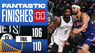 Final 0:58 WILD ENDING Warriors vs Nets 🔥🔥