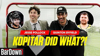 Quinton Byfield shares INCREDIBLE Anze Kopitar story involving… Luka Doncic! | ITPWP