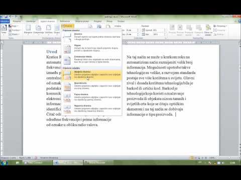 Video: Kako Zamotati Riječi U Word