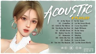 Top Hits English Acoustic Cover Love Songs 2022 - Most Popular Acoustic Songs Cover Playlist 2022