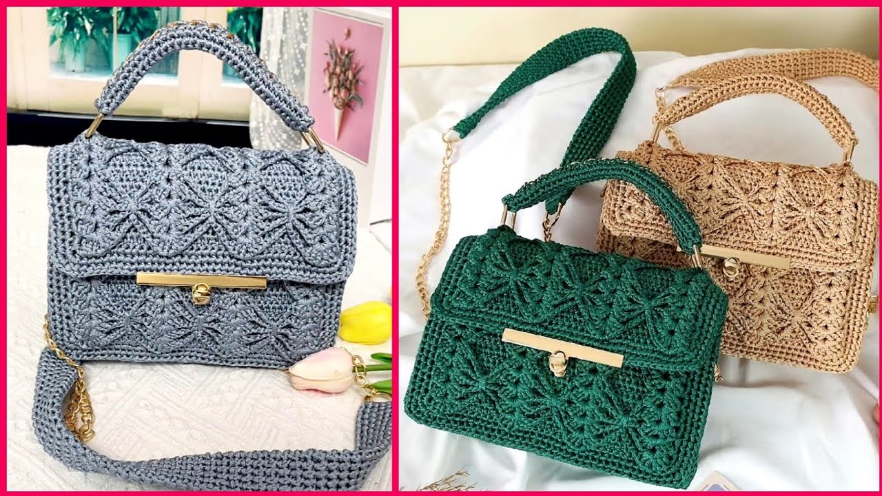 Beautifully Designed Crochet Bag/New Design 🔥Simple and Wonderful