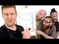 Teaching COMEDIANS how to DRAW - It goes bad... ft. Aunty Donna