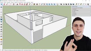 Aprenda a modelar no SketchUp em 30 minutos | Aula Básica