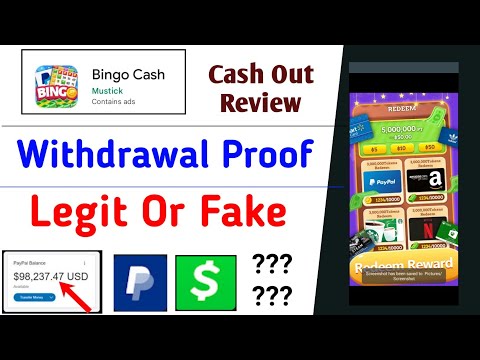 Bingo Cash App Withdrawal Proof - Bingo Cash Review - Bingo Cash Legit Or Fake - Bingo Cash Cash Out
