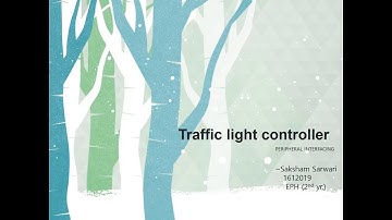 Traffic Light Controller Development using 8085 Part 1