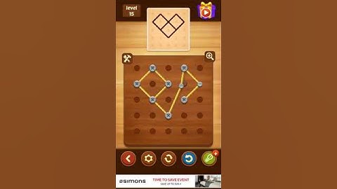 Line Puzzle String Art Maple Level 15