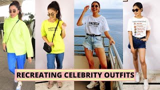 RECREATING CELEBRITY OUTFITS | Alia, Deepika, Priyanka and more | Megha Tyagi