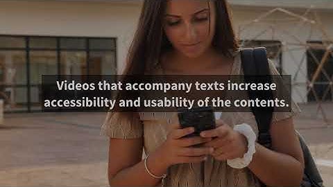 Do you want to create videos to support your editorial content?