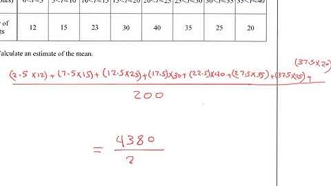Statistics 0580 paper 4