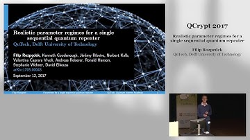 QCrypt2017 Mo23 Realistic parameter regimes for a single sequential quantum repeater
