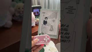 🍃 a game controller for my ereader #pageturner #ebooks #kindle #bigme #bigmeb6 #manga #cute