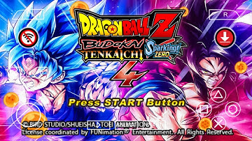 ISO DBZ Budokai Tenkaichi 4 X Sparking Zero Tenkaichi Tag Team DBZ TTT MOD PPSSPP | Gameplay 1