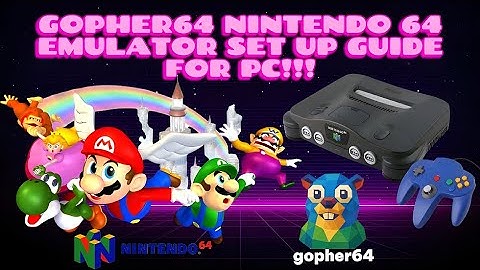 Gopher64 (Nintendo 64 Emulator) Set Up Guide for Pc!!!