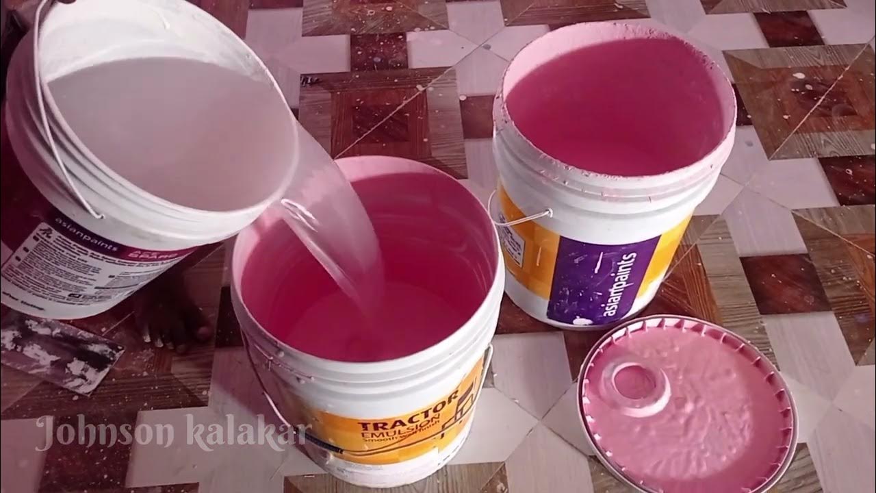 Asian Tractor Emulsion Paint Pink Colour asian paint tractor emulsion