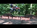 HOW TO MAKE PITBIKE JUMPS