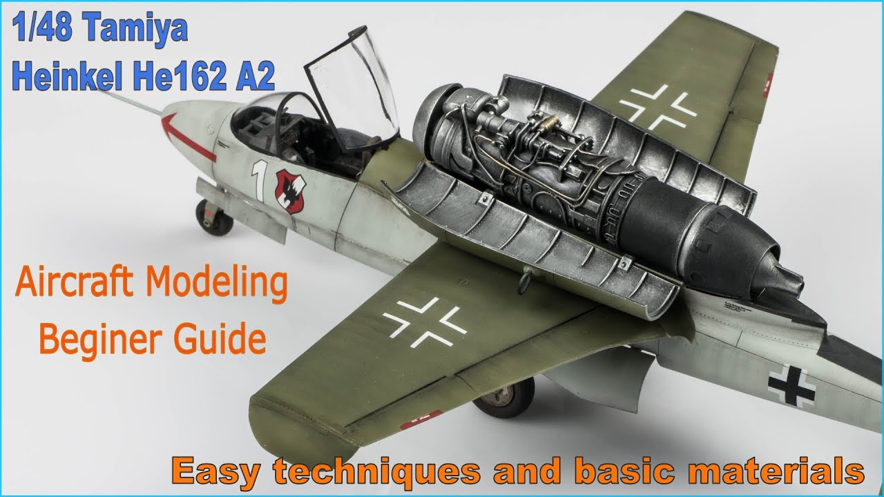 Building The Tamiya Heinkel He162 A2 Scale Model Aircraft Beginner Scale Modeling Tutorial Video