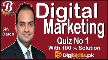 Digiskills Digital Marketing Quiz No 1 | DigiSkills Courses Solution | Batch 5 | BeingUstad