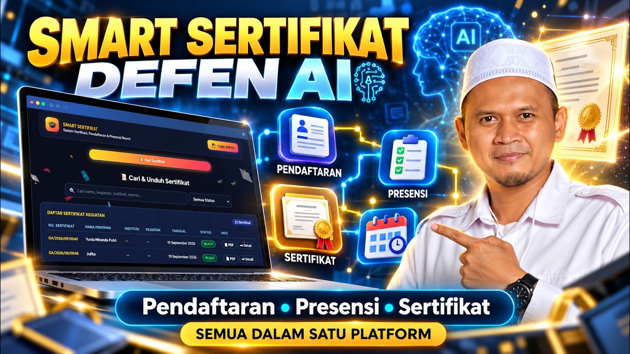 📱 Tutorial Smart Sertifikat Defen AI - YouTube
