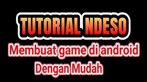 cara membuat game di android part1