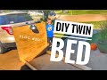 DIY TWIN PLATFORM BED!! DIY TWIN PLATFORM BED!!