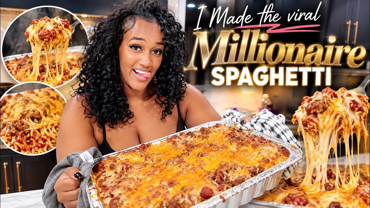 I MADE THE VIRAL MILLIONAIRE SPAGHETTI !!