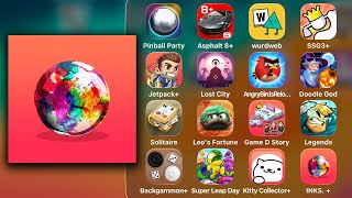 INKS+ - रंगों की बौछार के साथ पिनबॉल - Apple आर्केड गेमप्ले समीक्षा (iOS, iPadOS) screenshot 1