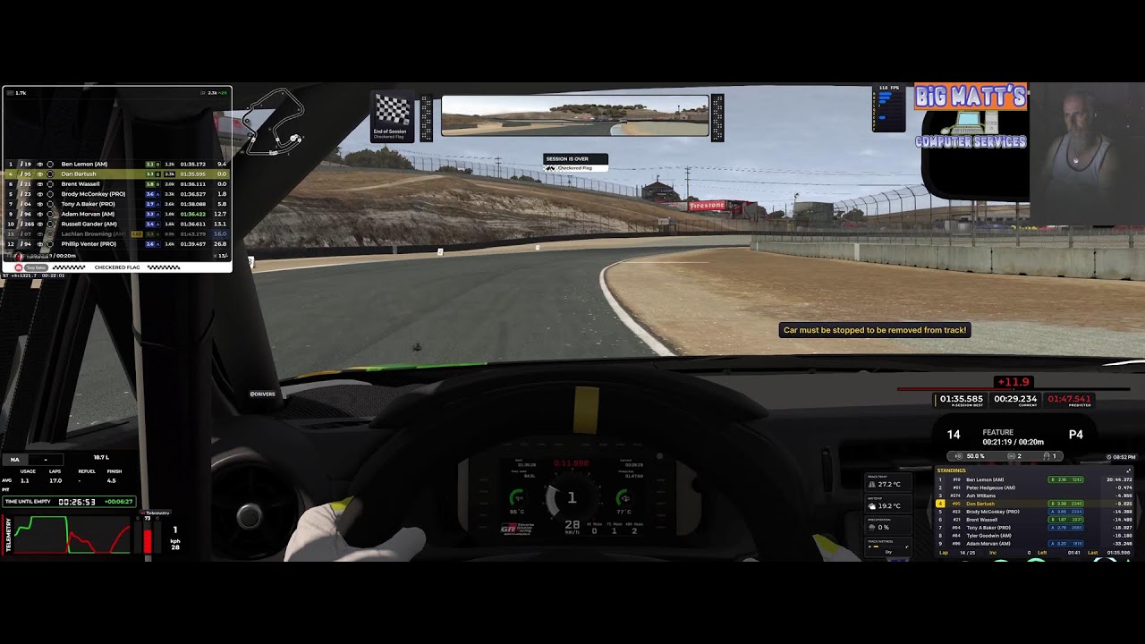 DanBartush#95 ProLine eSports GR86 Cup Round 2 Laguna Seca - YouTube