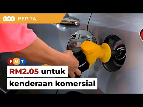 RON95 dijual RM2.05 untuk kenderaan komersial layak