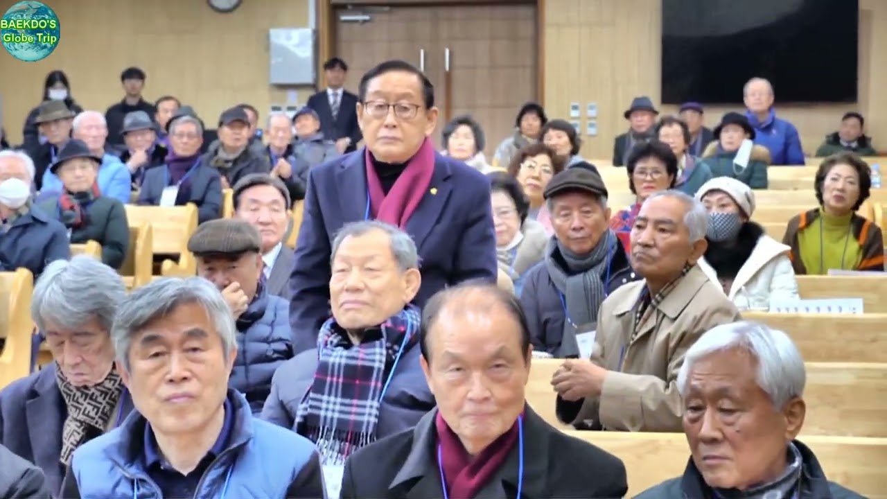 백도의 지구여행:계성51회 졸업 60주년 기념 모교방문 및 팔순기념행사 제5부 기도와 내빈소개 및 모교발전기금과 감사장 전달식 편(2024 12 21)