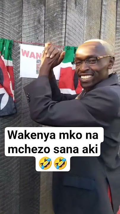 wakenya mko na mchezo sana aki