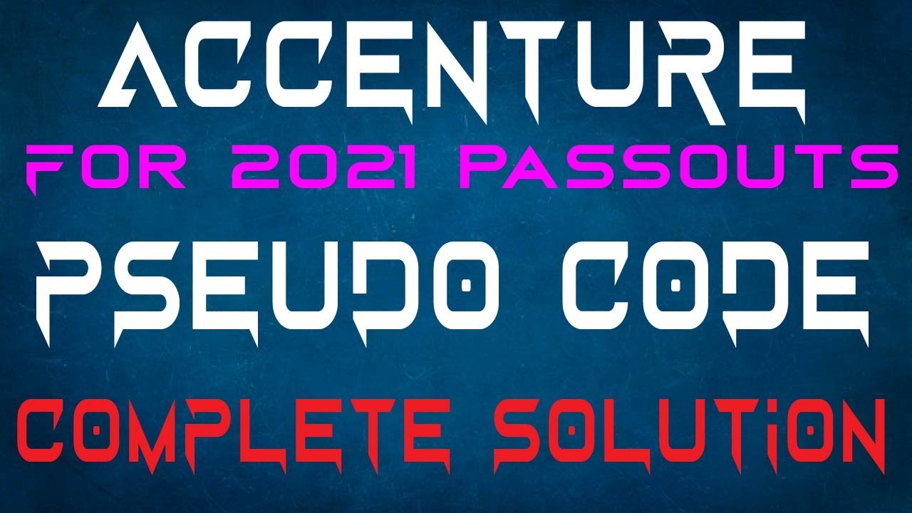 accenture-pseudo-code-recruitment-2020-aptitude-test-campus-placement-webtican-youtube