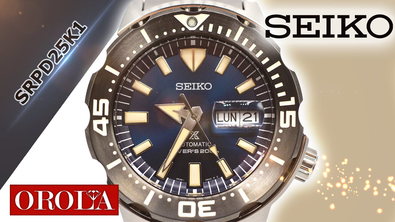 Seiko Prospex Monster SRPD25K1 NEW - YouTube