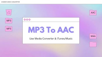 How to Convert MP3 Files to AAC with The Music or Audio Converter (Mac/Win)