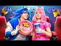 Sonic and Amy Rose Sneak Candies into Movies! to Sneak Snacks into Movies! Superheroes in Real Life!