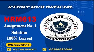 HRM613 Assignment 1 Solution Fall 2022, HRM613 Assignment 1 solution 2022, HRM613 assig 1 fall 2022