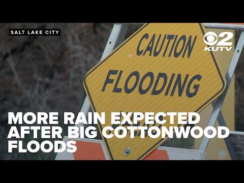 Big Cottonwood Canyon reopens after flooding on SR-190, more rain expected