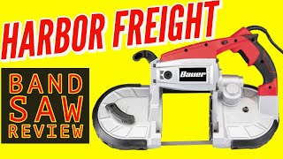 Harbor Freight Bauer BandSaw 10 amp Variable Speed BandSaw Review