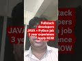 Kyndryl Hiring Full Stack Developers 🔥 Bangalore Jobs 2026