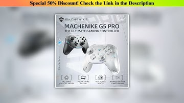 Unboxing Machenike Gamepad Wireless Gaming Controller G5 Pro Elite Hall Trigger Joystick Mecha-Tact