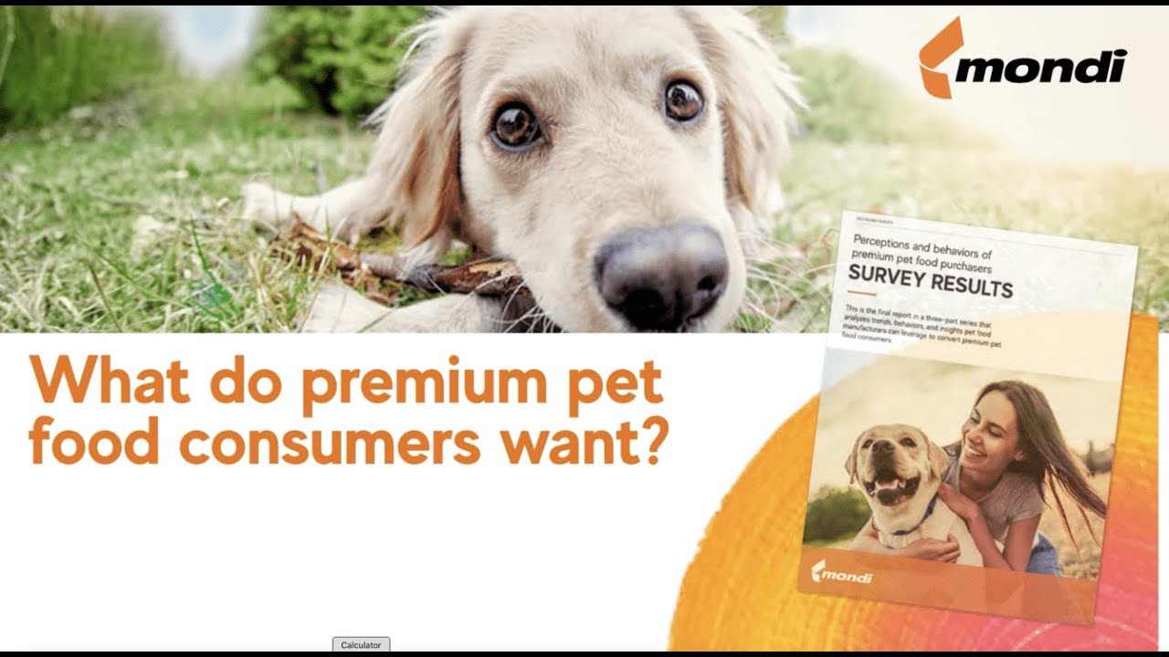 Mondi Consumer Insights for Premium Pet Food Packaging