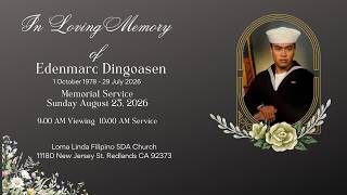 Edenmarc Dingoasen Celebration of Life-  August 23, 2026