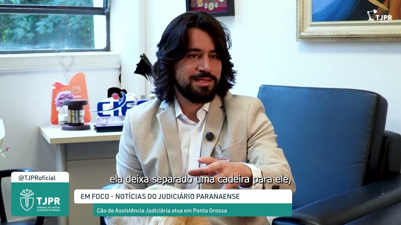 Cão de Assistência Judiciária atua em Ponta Grossa